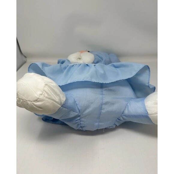 Fisher Price Puffalumps 16" Blue Bunny Rabbit with Original Blue Dress 1986 FS - Picture 4 of 5